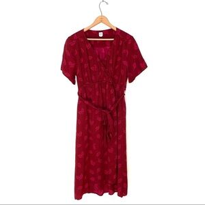 Gap Maternity | Floral V-neck Wrap Dress